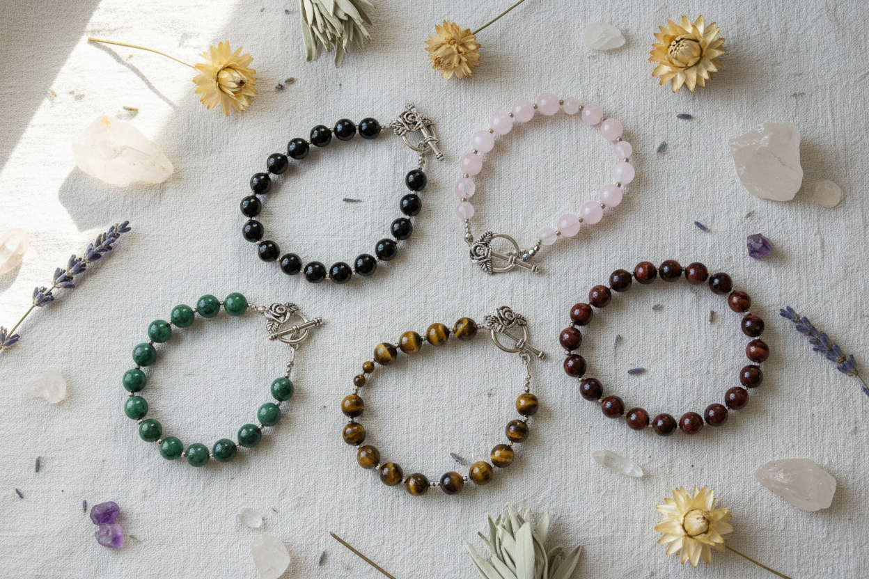 Gemstone Breath-work Bracelets