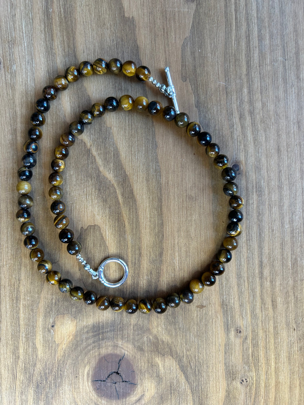 Tiger's Eye Gemstone Necklace