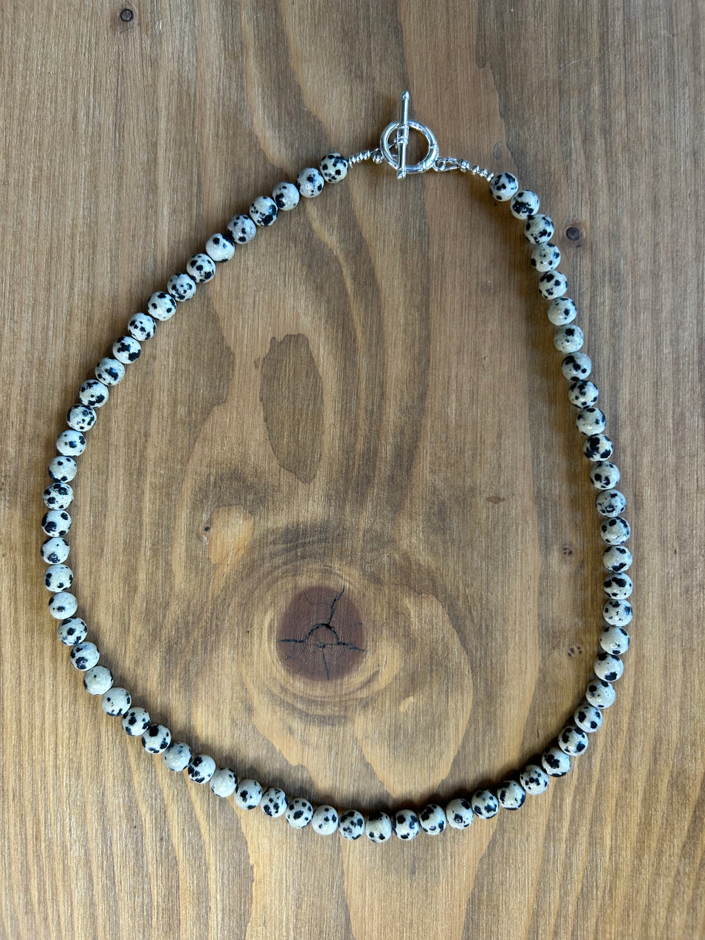 Dalmatian Jasper Gemstone Necklace