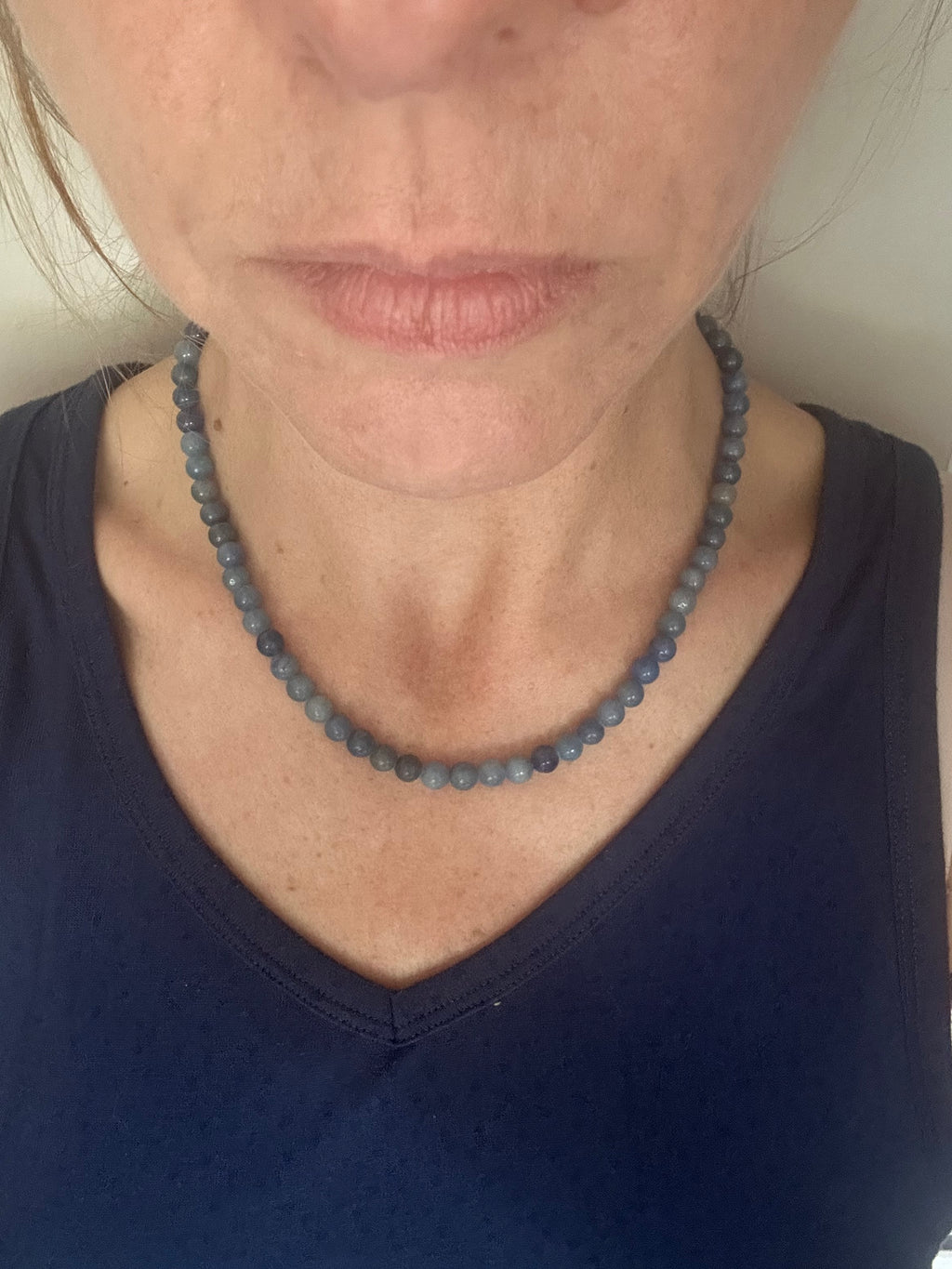 Blue Aventurine Gemstone Necklace